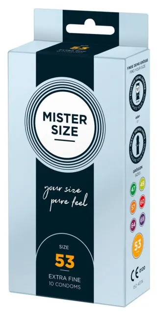 Презервативы Mister Size 53, 10 шт