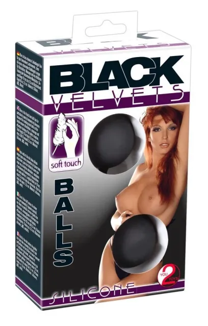 Вагінальні кульки You2Toys Black Velvets, 19.5 см (чорний)