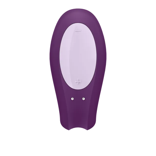 Вібратор для пари Satisfyer Double Joy Partner, 9,1 см (фіолетовий)