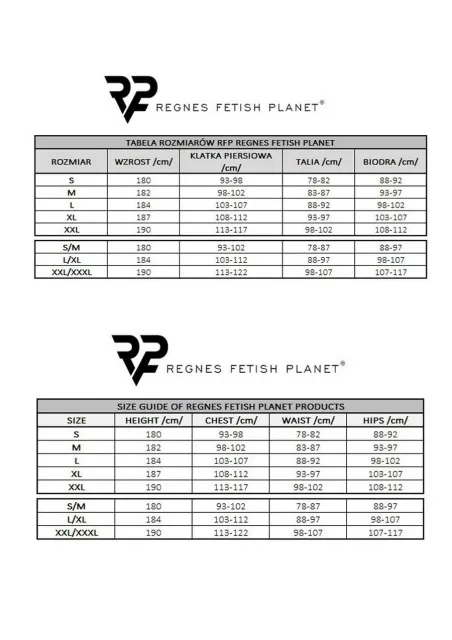 Стринги Regnes Fetish Planet, M (черный)