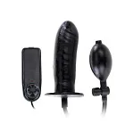 BAILE Bigger Joy Inflatable Penis - Wibrator analny, Czarny, 16 cm