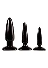 Набор анальных пробок Colt Anal Trainer Kit, 3 шт (черный)