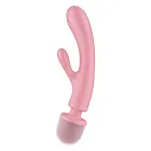 Satisfyer Triple Lover - Wibrator, Jasnoróżowy, 24 cm