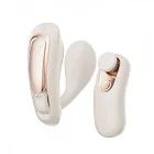 Qingnan No.6 Wireless Control Wearable Vibrator - Wibrator, Biały, 8 cm