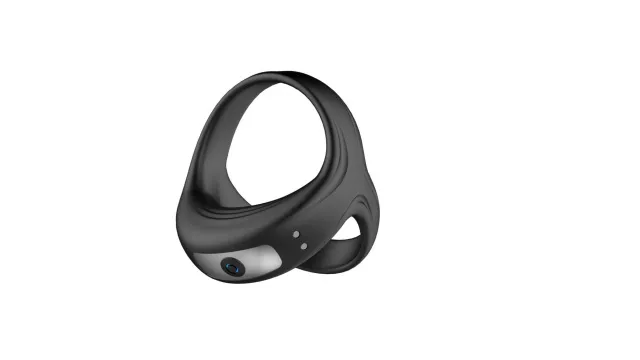 Boys of Toys Vibrating Penis ring - Wibracyjny pierścień B -, Czarny, 5.3 cm