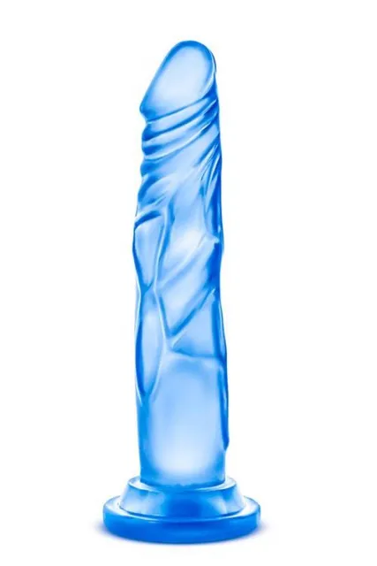 Blush B Yours Sweet N Hard 5 - Dildo, Niebieski, 19 cm