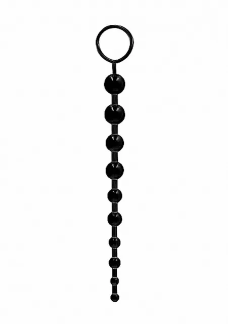 Анальная цепочка GC Anal Chain, 28 см (черный)