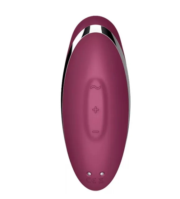Вибратор для клитора Satisfyer Tap Climax 2 (бордовый)