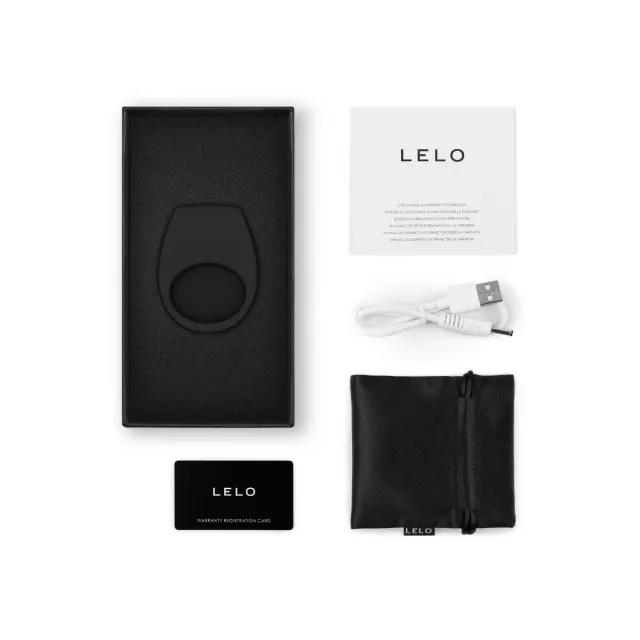 Виброкольцо Lelo Tor 3, 6 см (черный)