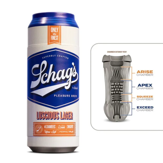 Мастурбатор Schag's Luscious Lager (прозрачный)