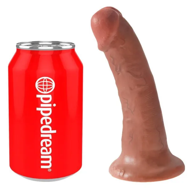Фалоімітатор King Cock 6", 17 см (коричневий)