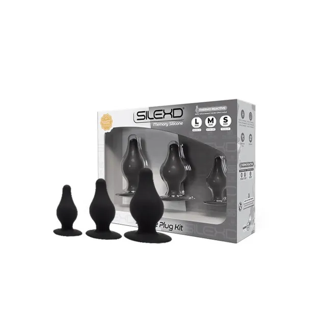 Набір анальних пробок Orion SilexD Silicone Plug Kit, 3 шт