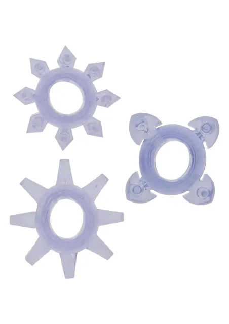 TOYJOY Tickle C-Rings - Pierścień erekcyjny, Fioletowy