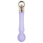 Zalo Confidence Pre-Heating Wand Massager - Wibromasażer, Fioletowy, 22, 5 cm