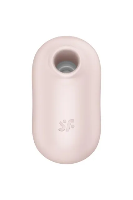Satisfyer Pro To Go 2 - Bezdotykowy stymulator łechtaczki z wibracjami, Beżowy, 10, 5 cm