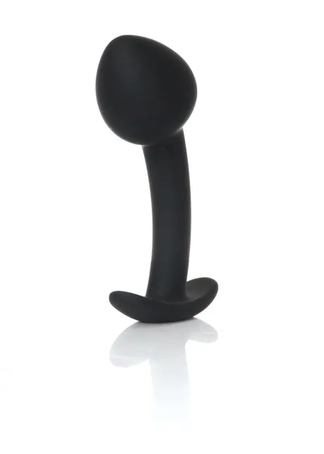 Анальная пробка B-Series HeavyFun Curved M, 9 см (черный)