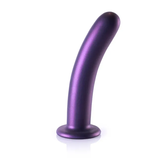 Ouch! Smooth G-Spot Dildo 7'' - Dildo, Fioletowy, 17.7 cm