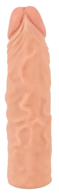 Насадка на пенис Nature Skin Extension Sleeve, 19,5 см (телесный)