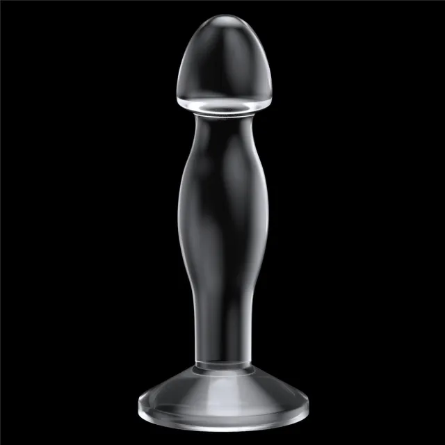 Анальна пробка LoveToy Flawless, 16.5 см (прозорий)
