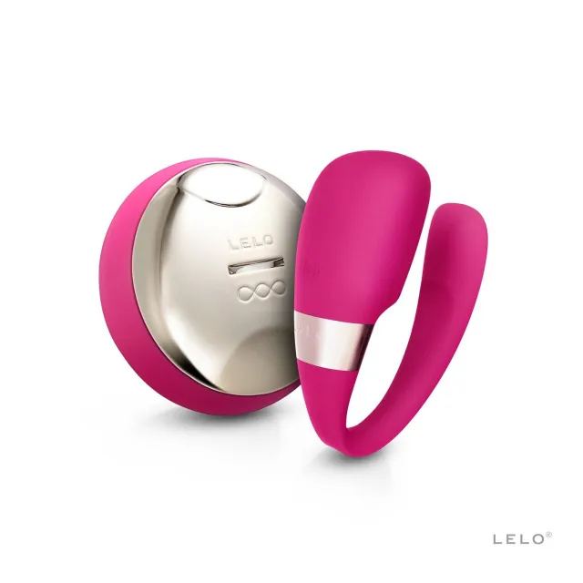 Lelo Tiani 3 - Masażer dla par, Różowy, 14, 4 cm