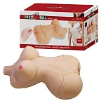 Реалистичный мастурбатор Crazy Bull Diana Vagina & Anal (телесный)