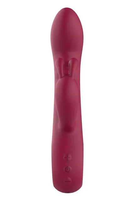Вибратор-кролик Glam Rabbit Vibe, 22 см (красный)