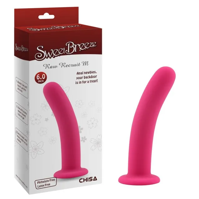 Фаллоимитатор Sweet Breeze Raw Recruit M, 15 см (розовый)