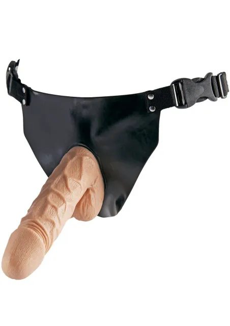 TOYJOY Superwoman Strap-On - Strapon, W kolorze cielistym