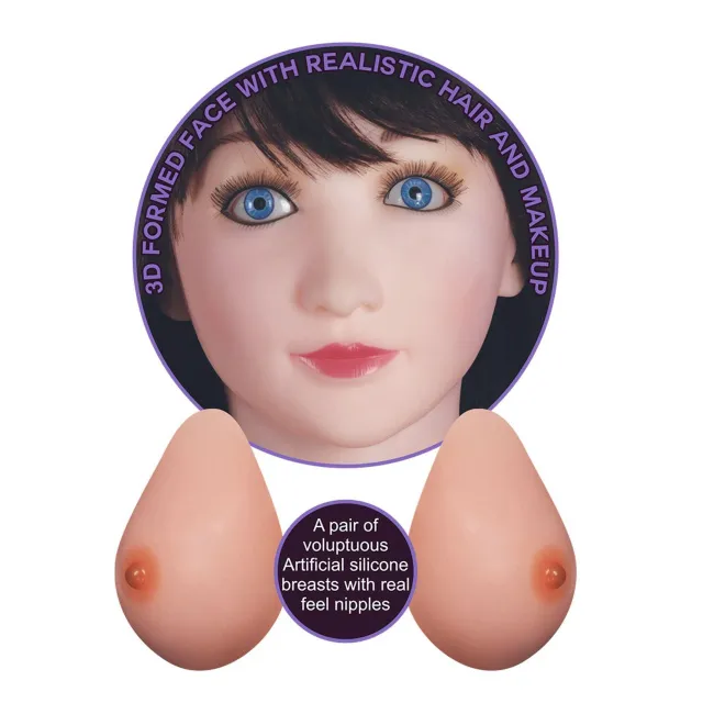 Секс-кукла LoveToy Silicone Boobie Super Love Doll, 152 см (блондинка)