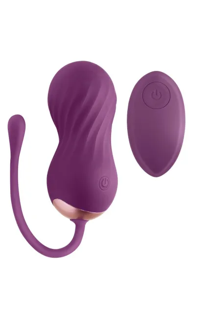 Вагинальные шарики Pleasures Premium Etherea, 8,5 см (фиолетовый)