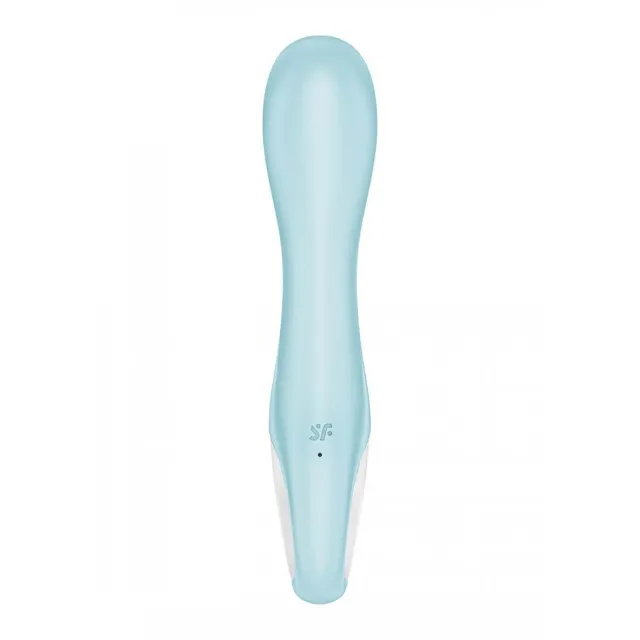 Вибратор Satisfyer Air Pump Vibrator 5+, 21 см (голубой)