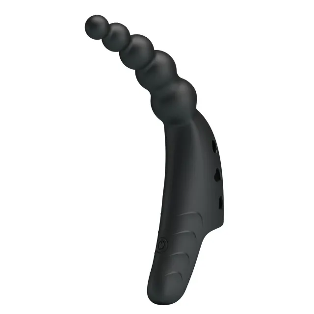 Wibrator na palec Pretty Love Jordin, 12,2 cm (czarny)