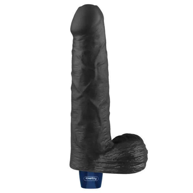 Вибратор Lovetoy Real Softee 9", 23 см (черный)