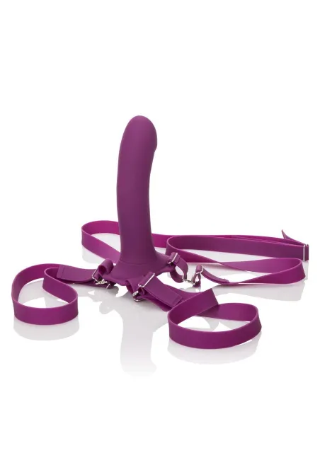 Страпон Calexotics Me2 Rumbler, 16.5 см (фіолетовий)