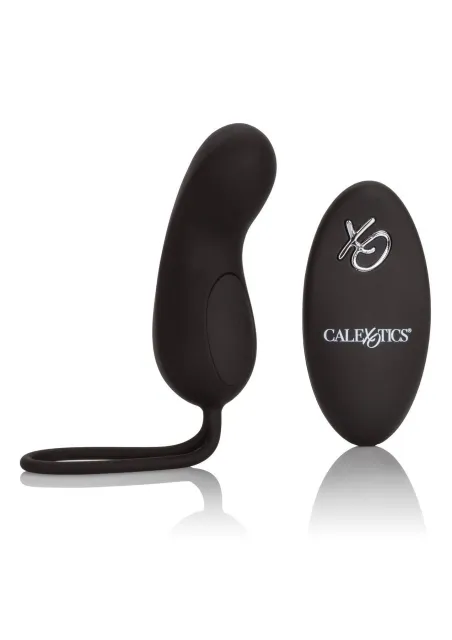 Виброяйцо Calexotics Remote Rechargeable Curve, 7.5 см (черный)