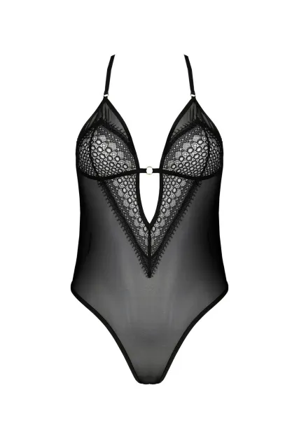 Эротическое боди Casmir Denerys Body, L/XL (черный)