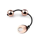 Вагінальні кульки Rosy Gold Nouveau Kegel Balls, 2.8 см (золотистий)