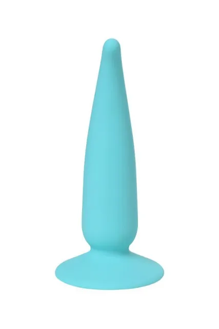 Анальная пробка ToDo  Anal Plug Cappy, 12.5 см (бирюзовый)