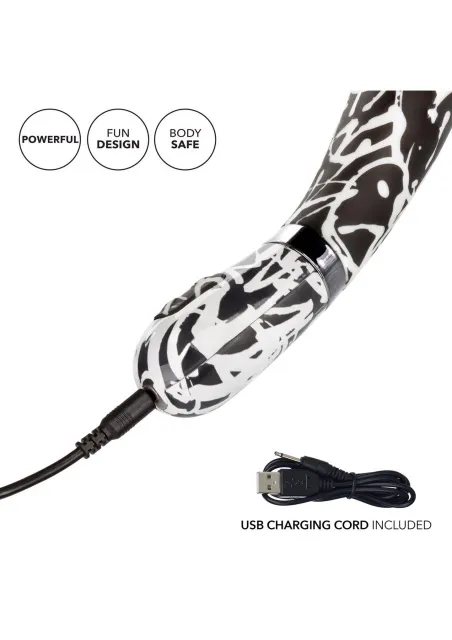 Вибратор CalExotics Hype Wand, 12 см (мульти)