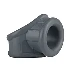 Boners Liquid Silicone 2 in 1 Ballstretcher - Pierścień erekcyjny, Szary, 4, 3 cm
