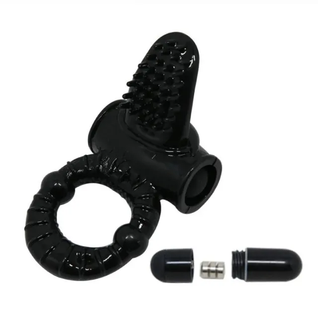 Эрекционное кольцо Baile Sweet Vibration Ring, 10 см (чернный)