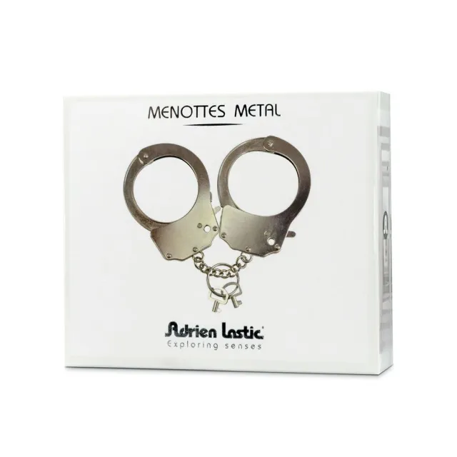Наручники Adrien Lastic Menottes Met (серебристые)