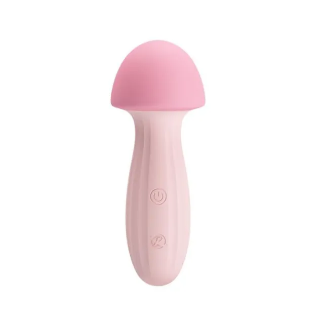 Вибратор Pretty Love Mushroom, 13,2 см (светло-розовый)