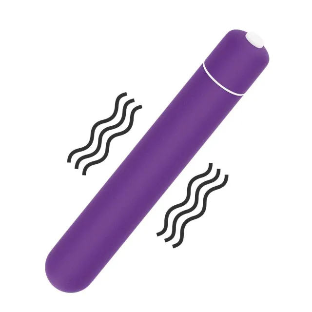 Мини-вибратор X-Basic Bullet, 10 скоростей, 13 см (фиолетовый)