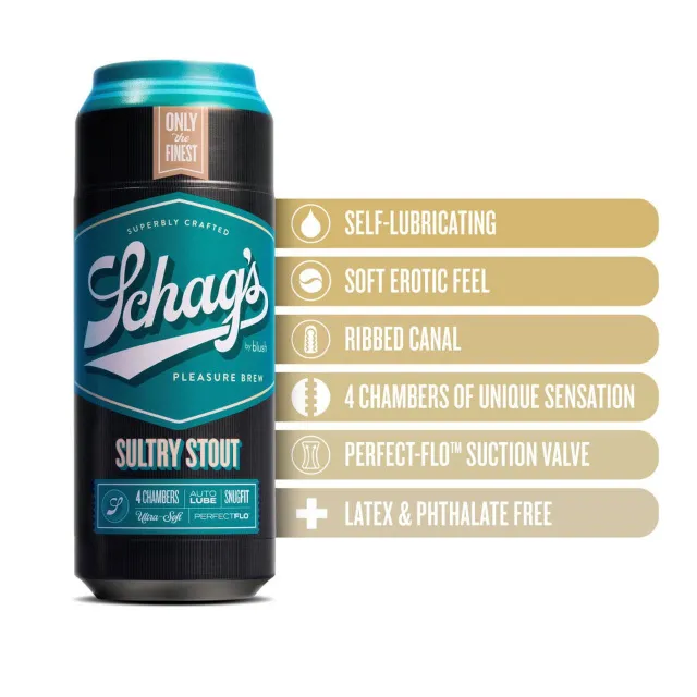Мастурбатор Schag's Sultry Stout (прозрачный)