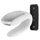 Satisfyer Double Fun Partner - Wibrator, Biały, 9, 3 cm