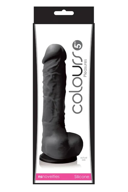 Фаллоимитатор Colours Pleasures 5 Inch, 17.7 см (черный)