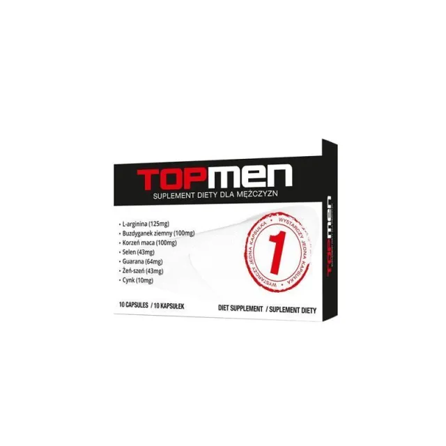 Таблетки для ерекції Sexual Health Series TopMen, 10 шт