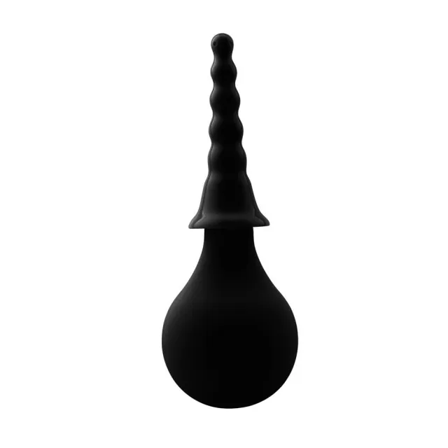 Black Mont Douche Set - Prysznik analny, Czarny, 26 cm