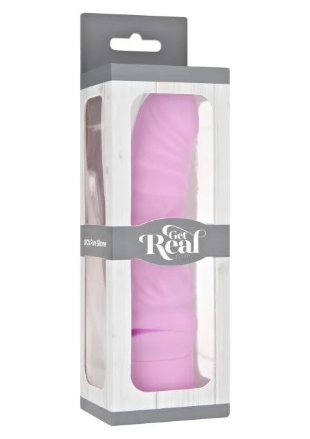 Вибратор Get Real Mini Classic G-spot, 18.2 см (розовый)